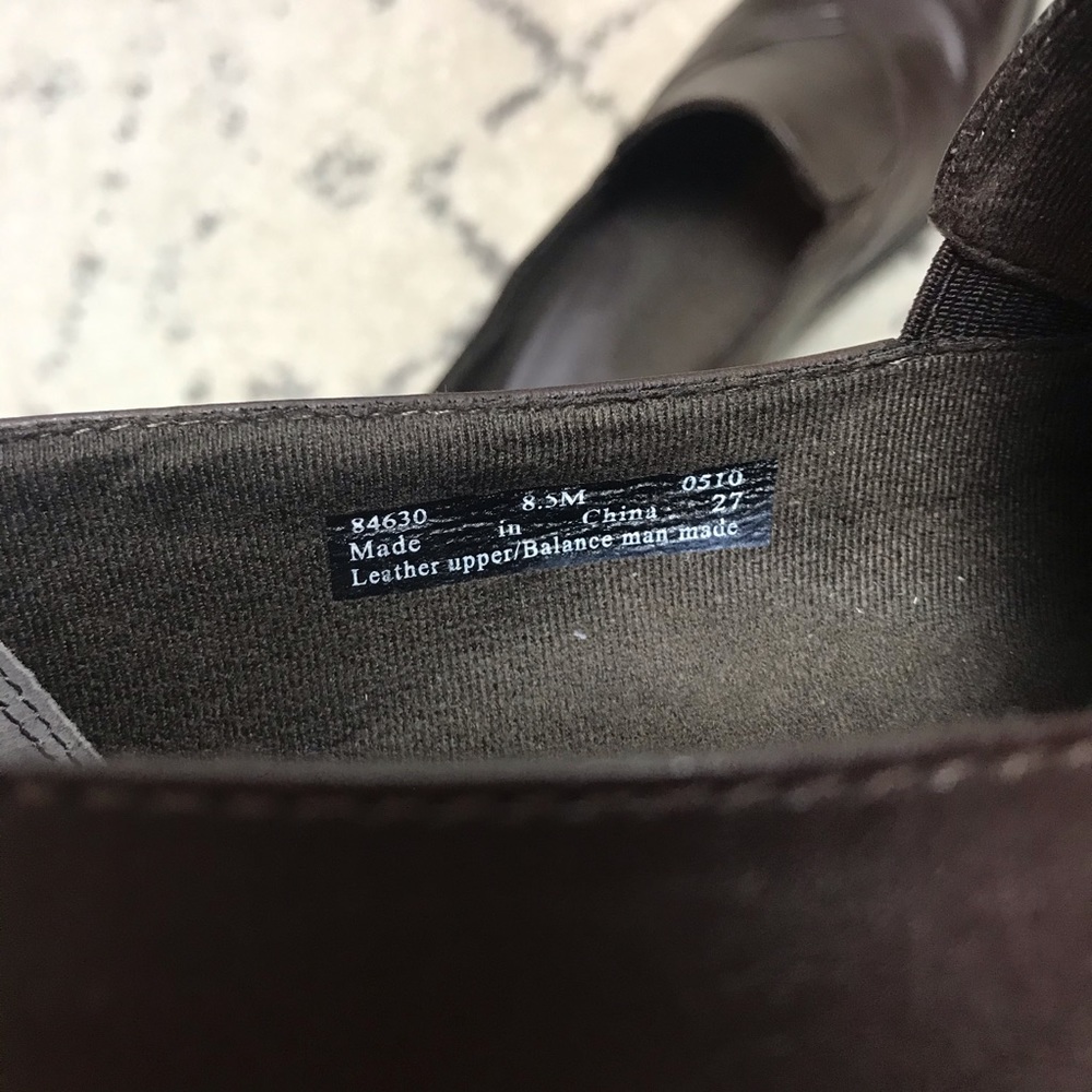 CLARKS WEDGES / SLIP ONS LEATHER SHOES - Picture 7 of 7